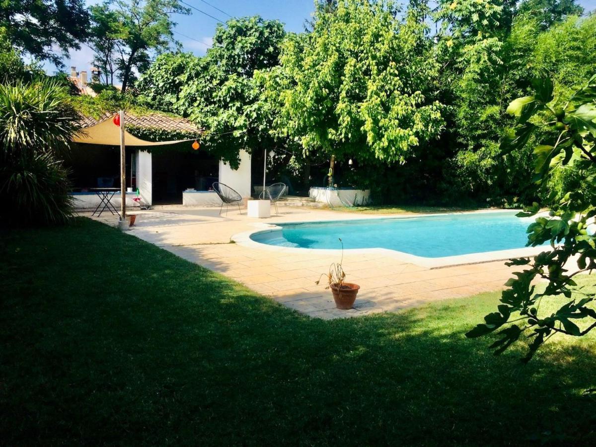 Studio Independant Terrasse Piscine Aviñón Exterior foto